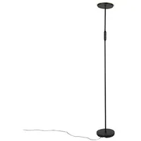 QAZQA Moderne Stehlampe schwarz inkl. LED und Dimmer -