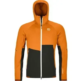 Ortovox - Fleece Rib Hoodie Herren sly fox - orange