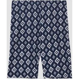 s.Oliver Gerippte Radlerhose mit Elastikbund - blau - 146/152