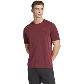 adidas Train Essentials Structure T-Shirt, rot - XS