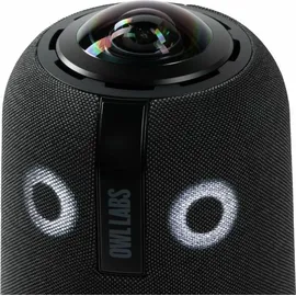 Owl Labs Meeting Owl 4+ – erhöht die Audio-Reichweite in größeren Räumen um 2,5 Meter in Richtung des Mikrofons