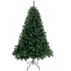SVITA Weihnachtsbaum künstlich Tannenzapfen und Beeren inkl. Ständer 180cm
