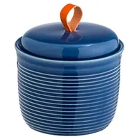 Wenko Sada Universaldose Keramik marineblau Ø 8 x 10 cm