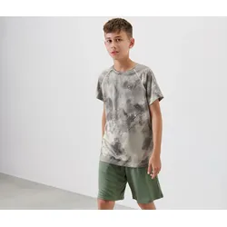 Tchibo - 2 Kinder-Sportshirts - Herren - Gr. 146/152 - grün