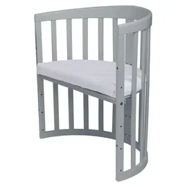 Waldin Babybett OWAL Kinderbett 7in1 mit Matratze,