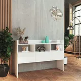 vidaXL Sideboard Hochglanz-Weiß 105x30x70 cm Holzwerkstoff