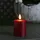 MARELIDA LED Mini Kerze 10 cm rot