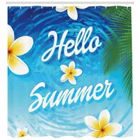 ABAKUHAUS Duschvorhang 175 x 200 cm blau