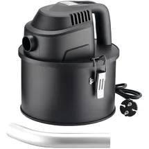 Wiltec Aschesauger 600 W 4 l mit HEPA-Filter Schwarz