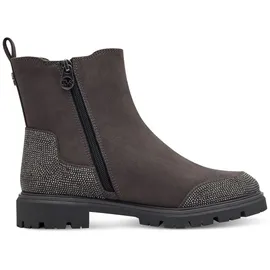 Marco Tozzi Da.-Stiefel für Damen grau, Größe 37 EU