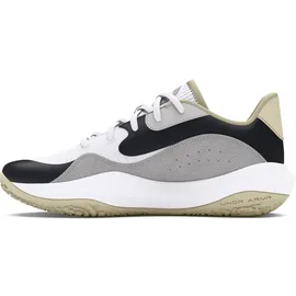Under Armour Lockdown 7 Low Basketballschuhe 100 white/white 44.5