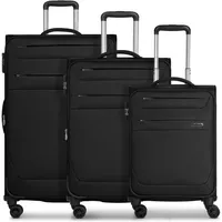 Worldpack Chicago Koffer-Set 3-tlg. schwarz