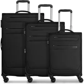 Worldpack Chicago Koffer-Set 3-tlg. schwarz