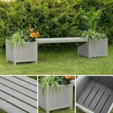 MuCoLa 180 x 40 x 40 cm Grau