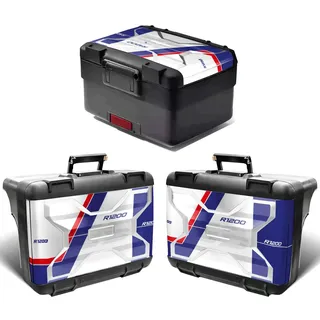 Seitenkoffer und Topcase Schutzaufkleber für BMW R 1200 GS Vario 2. Modell ADV Adventure Rallye ADV 2 Motorrad