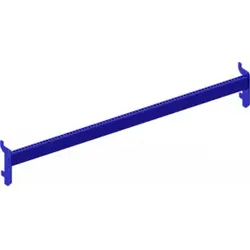 Meta Kragarmregal Trageschiene 1000 mm für Aufsteckhalter Enzianblau