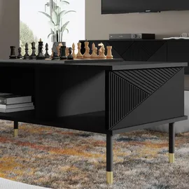 petits-meubles Woody Schwarz Holzwerkstoff 110 x 45 cm