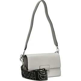 Picard Superstar Schultertasche Leder Grau/Weiß