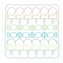 OM System Olympus Thread Sashiko Stickpackung Hana Fukin Pop Designs Kerzen Stoff bedruckt