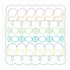 OM System Olympus Thread Sashiko Stickpackung Hana Fukin Pop Designs Kerzen Stoff bedruckt