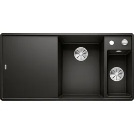 Blanco Axia III 6 S-F rechts Flächenbündig schwarz Handbetätigung 990 x 500 mm