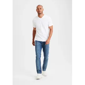 H.I.S. H.I.S T-Shirt mit V-Ausschnitt, V-neck, Unterziehshirt (3er-Pack) unifarben, V-neck, aus Baumwolle weiß 9/XXXL