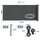 VOUNOT VOUNOT® Zaunblende 1×10m, Sichtschutz Zaun 90 g/m2 HDPE Schattiernetz,anthrazit