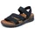 SKECHERS Damen Erhöhter Komfort Sandale, Schwarz, 40 EU