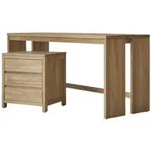 Tikamoon Kinderschreibtisch Eden 160 cm Eiche beige