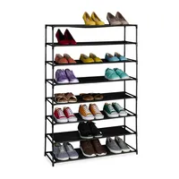 Relaxdays Relaxdays, SCHUHREGAL, Schwarz,
