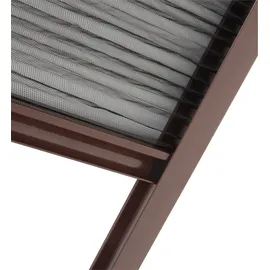 hecht International Hecht Insektenschutz Dachfenster Plissee 80x160cm braun