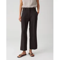 Opus Damen City Pants | MEERI City Relaxed City Pants mit Komfortbund Midnight Brown, 40 - 40W