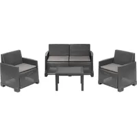 Dmora Vieste Set 7-tlg. Anthrazit