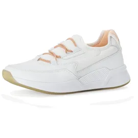 Gabor Sneaker Low Damen Weiß/Orange 39