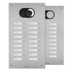 Comelit IX0218 Frontplatte Switch, 18 Teilnehmer, 2-reihig, V4A