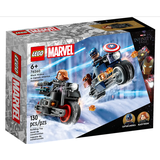 Lego Marvel Super Heroes Spielset - Black Widows & Captain Americas Motorräder