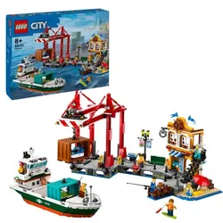 LEGO® City - 60422 - Hafen mit Frachtschiff