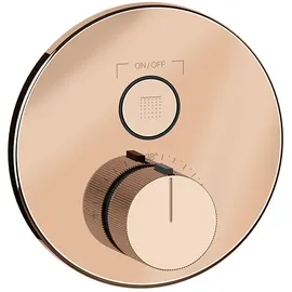 GESSI HI-FI Thermostat, mit Tasten-Bedienung on/off. 1-Weg, 38711030, Farbe: Kupfer PVD