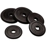 Sport-Thieme Hantelscheibe Gummiert | 30mm Gewichtscheibe | 0,5kg - 20kg | Gusseisenhantel Vollgummiert | Korrosionsbeständig und geräuscharm | Markenqualität