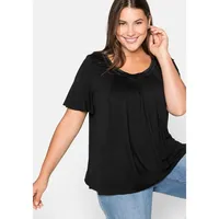 Sheego T-Shirt Große Größen in A-Linie mit dekorativer Blende