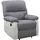 Habitat et Jardin Relaxsessel Lincoln Polyester 89 x 103 x 90 cm Weiß/Hellgrau