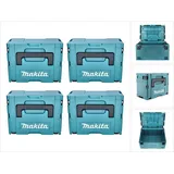 Makita MAKPAC Gr. 3 Kunststoffkoffer 395 x 295 x 215 mm 4 Stk. ( 4x 821551-8 )