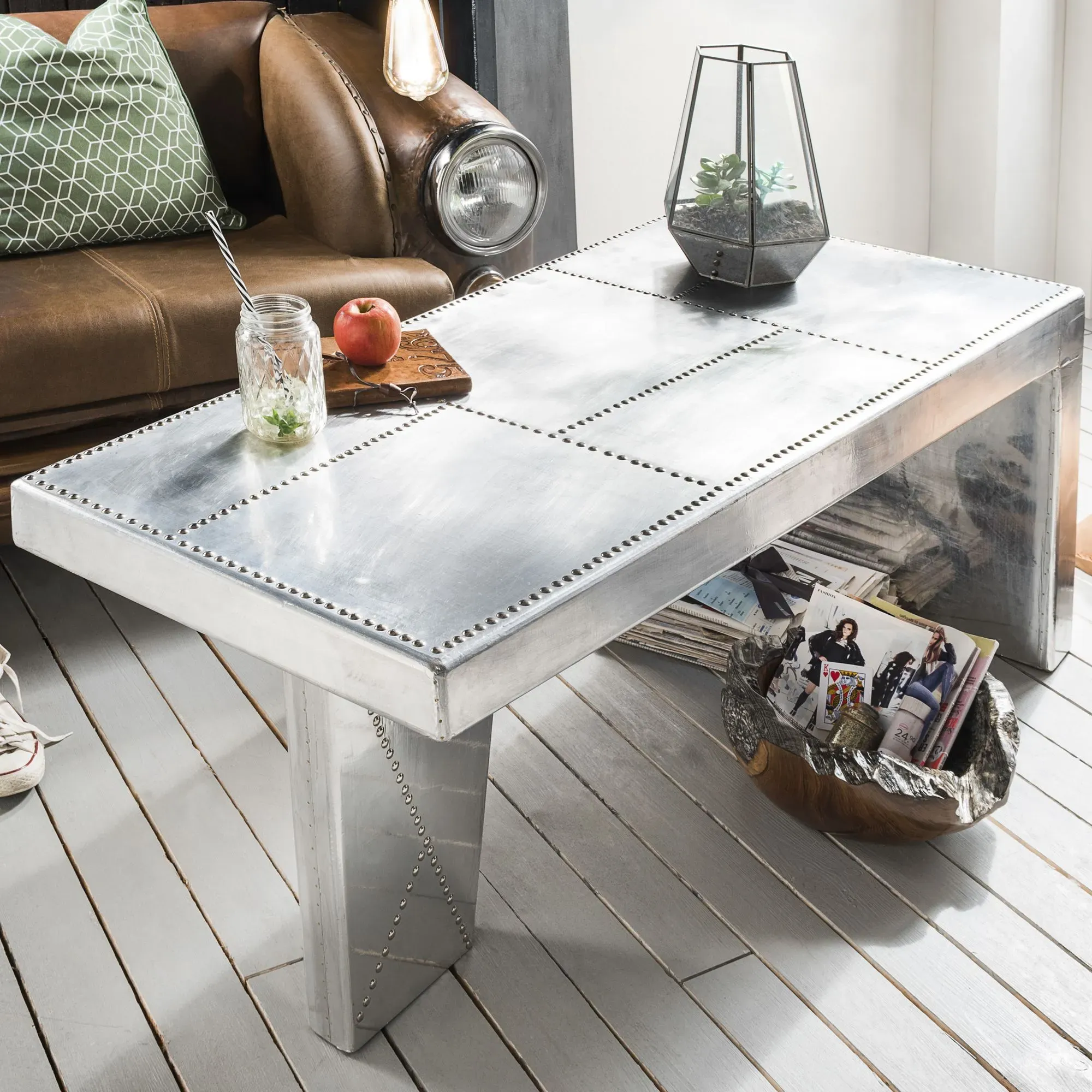 die Faktorei »Wings« Couchtisch Alumimium