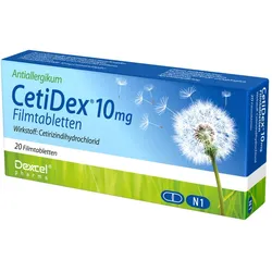 CetiDex 10mg Antiallergikum 20 St