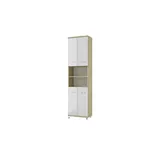 Möbel Kraft Nehmitzsee Hochschrank 51 x 192,5 x 32 cm Mehrfarbig Hochglänzend