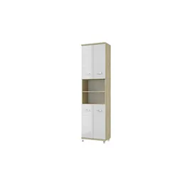Möbel Kraft Nehmitzsee Hochschrank 51 x 192,5 x 32 cm Mehrfarbig Hochglänzend