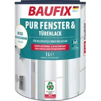 baufix PUR Fenster- & Türenlack weiß seidenglänzend 1 l