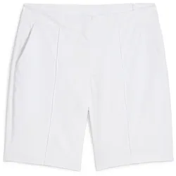 Golfshorts PUMA "W Costa 8,5" Golfshorts Damen", Damen, Gr. M, Normalgrößen, weiß (weiß glow), Obermaterial: 100% Polyester; Unterer Bund: 8% Nylon, 17% Elasthan, 75% Polyester; Seitentascheu00a0u2013 Oben: 23% Elasthan, 77% Polyester, unifarben, regular fit, Hosen