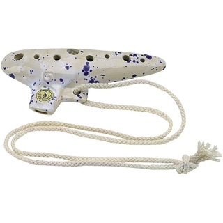 Gewa Ocarina Konzert G-Stimmung 13,5 cm, weiß-blau