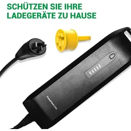 luxuskollektion 2er Kontaktschutz Abdeckung für E-Bike Akku, Gelb, UV-beständig